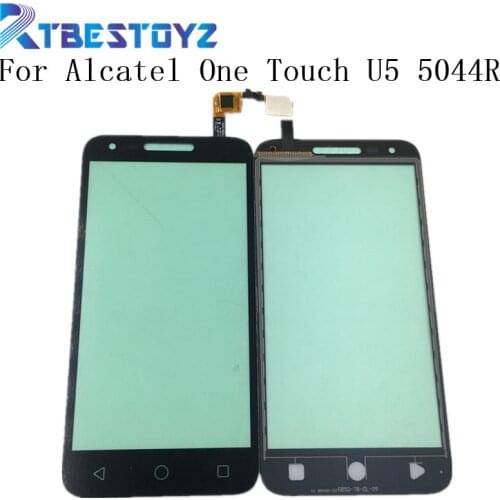 RTBESTOYZ 100% Tested 5.0 inches Touch Screen Panel Digitizer Accessories For Alcatel One Touch U5 5044R Smartphone Repair Parts