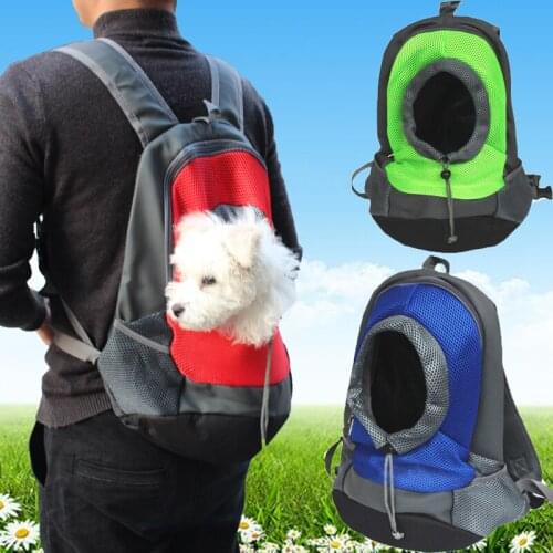 Pop It New Pet Backpack Cat Dog Seat Chest Backpack Soft Ventilation Travel Bag Carrier For Cat Dog Products Pets Accessories