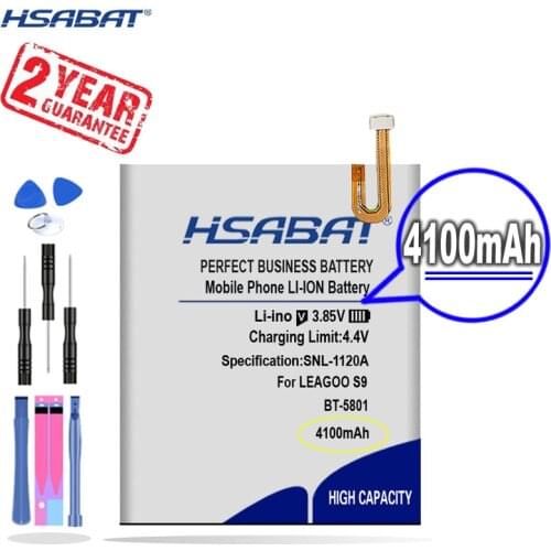 New Arrival [ HSABAT ] 4100mAh BT-5801 Replacement Battery for LEAGOO S9