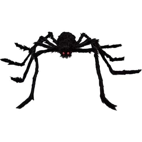 Outdoor Halloween Decorations 200Inch Spider Web And 59Inch Giant Spider Halloween Decor Yard Party Hairy Spiders Props