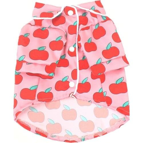 Spring Autumn Puppy Cute Shirt Pet Dog Clothes for Small Dogs Clothing Poodle Pajama Dog Accessories for Chihuahua S-2XL PC1503