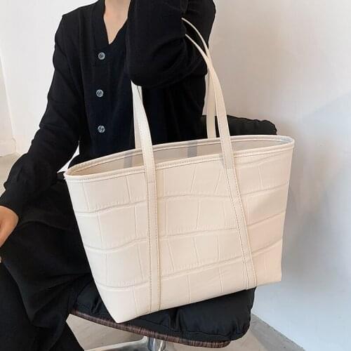 High Quality Women Large Capacity Handbags Fashion Ladies Travel Shoulder Bag Designer Female Pu Leather Tote Messenger Bags New