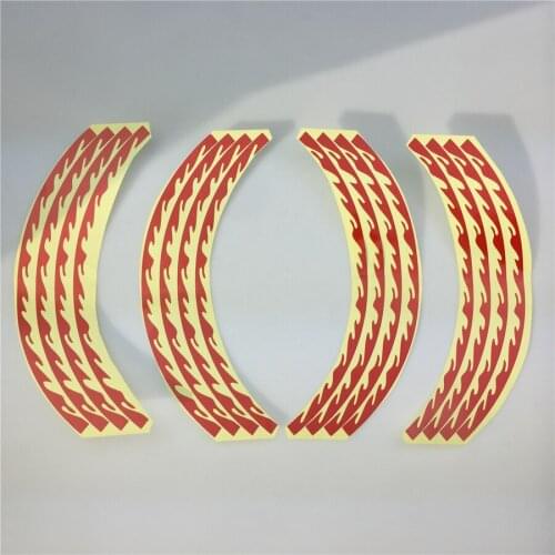 STARPAD Motorcycle parts modified wheel stickers electric reflective tires steel wheel hub stickers 10 inch 12 inch 18 inch