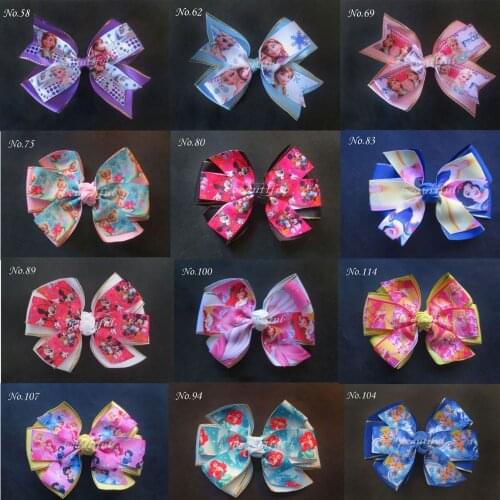 High Quality 18pcs 4 B- Princess Bow unicorn sculpture princess character angel wing JoJ style bows