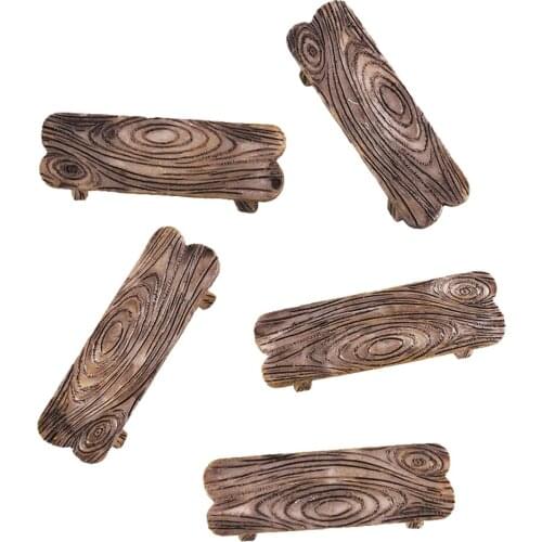 5pcs Mini Fairy Garden Ornament Decor Bench Pot Dollhouse Accessories