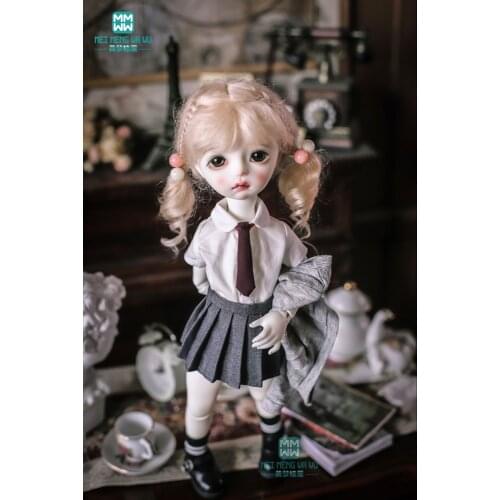BJD accessories doll clothes for 27cm-30cm 1/6 BJD doll fashion knit shirt white shirt skirt