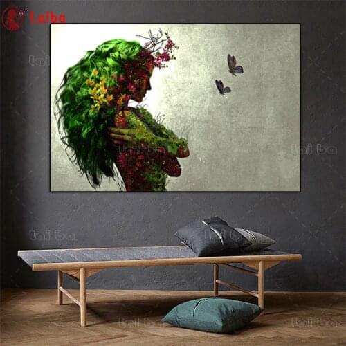 Diamond paintinAbstract art, butterfly, flower, girl diamond embroidery full square/round drill puzzles gifts for the new year