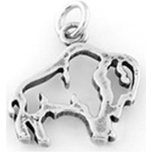 Cxwind Wholesale 20pcs/lot BUFFALO FRAME CHARM PENDANT Fit For Bull Cattle Charm Necklace Pendants Free Shipping
