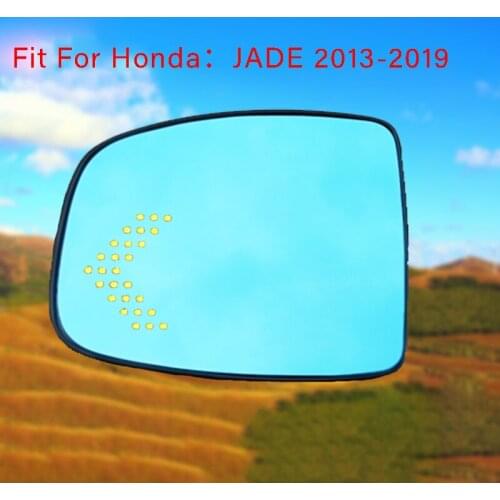 For Honda JADE 2013-2019 Demist Car Rearview Mirror Glare Proof Blue Glasses Led Lamp Heated turn singleLarge view