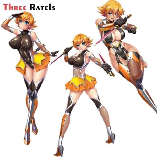 F544 Sakura Igawa Taimanin Anime Sexy Game Waterproof Cool Girl Stickers For Skateboard Laptop Suitcase Motorcycle Car