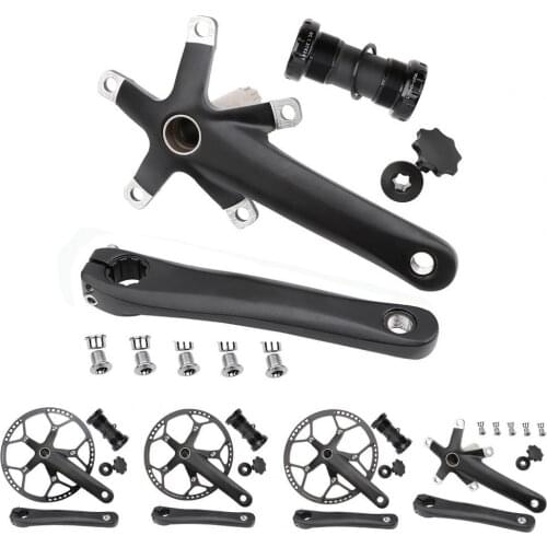 HOT MTB Bike Bottom Bracket Left Right Crank 53/56/58T Disc Bicycle Accessories Bike Bottom Bracket Left Right Crank Accessories