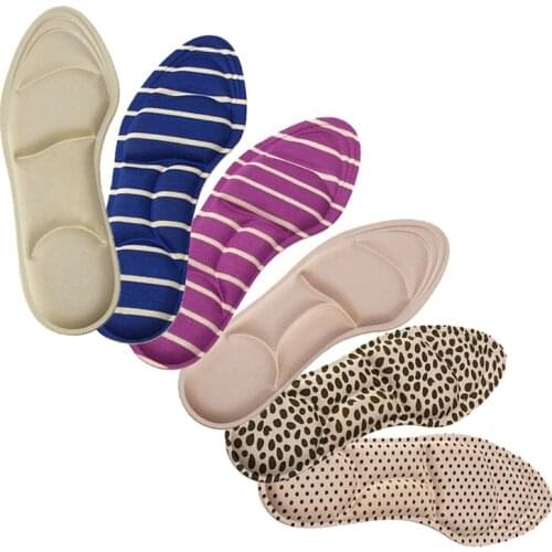 H7JC Ladies Feet Care Massage High Heels Sponge 3D Shoe Insoles Pads Cutting DIY