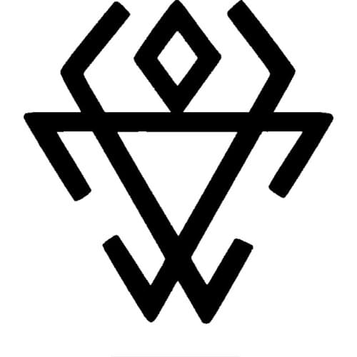 Personality Chernobog Slavic God Symbol Motorcycle Car Sticker Vinyl Decals Waterproof Sticker on Car Body Rear Window