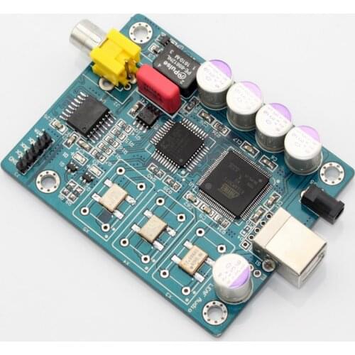 Italy Amanero USB IIS digital interface ATSAM3U1C XC2C64A + WM8805 coaxial output I2S output DSD format