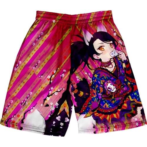 Idol Time Pripara 3D Print Summer Holiday Women/Men Elastic Waist Japan Streetwear Shorts Kawaii Beach Shorts