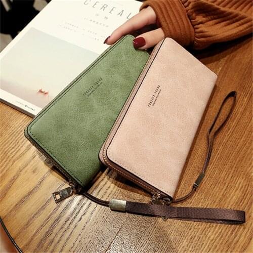 Multifunctional Women Long Wallet Female Purse Mony Clutch Zipper Phone Pocket Card Holder Ladies Carteras Wallet