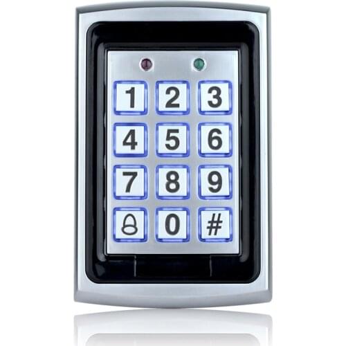 OBO Metal Rfid Keypad Access Control Reader Access Controller Board Support 1000 Users 125KHz Electric Digital Password Lock