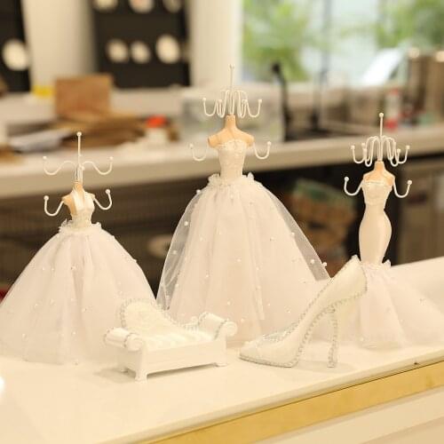 Mannequin Jewelry Holder Earring Bracelet Necklace Display Stands