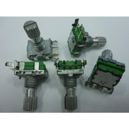 Taiwan import EC11 encoder side 20 bit 20 pulse belt switch 15mm