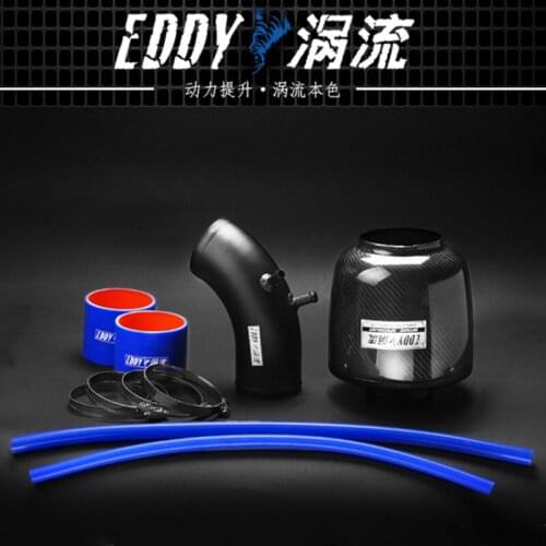 EDDY Intake System Air Intake Pipe & Carbon Fiber Air Filter for Hyundai Rohens Genesis Coupe 2.0T 2009-2010 Engine Parts