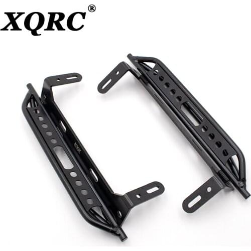 1 pair of metal side pedals for 1 / 10 RC tracked vehicle traxxas trx4 defender Mustang Ford side aluminum alloy protection plat
