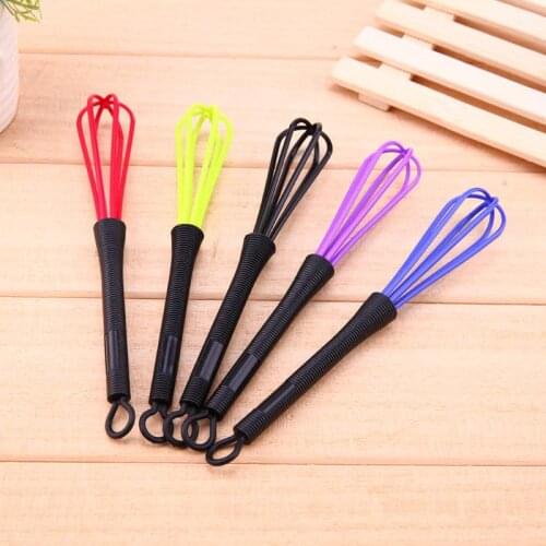5 Colors Professional Salon Hairdressing Dye Cream Whisk Plastic Hair Mixer tool Stirrer Hair Care Styling Tools 5PCS/Set Barber