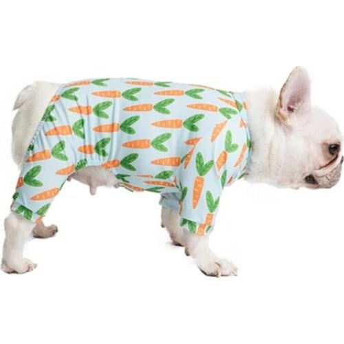 French Bulldog Clothes Jumpsuit Spring Autumn Dog Clothing Pajamas Overalls Poodle Schnauzer Pug Costume Pyjama Dropshipping