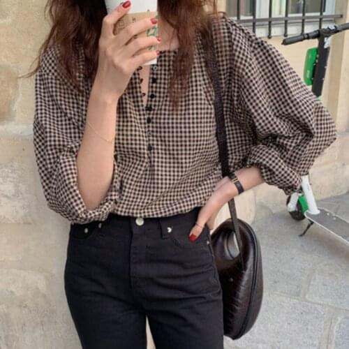 KADUWAKI Women's Plaid Shirts