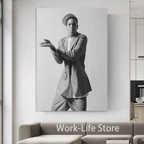 Canvas Painting Music Singer Star Chris Brown Posters And Prints Modern Wall Art Wall Pictures for Bedroom Home Decor