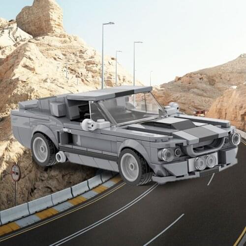 Spot Mustanged Classic 1967 SUV Eleanored high-tech Car Building Blocks Speed Racing Bricks Kids Toys Christmas Gifts DIY moc