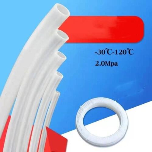 PA6 MATERIAL white high pressure nylon tube 4MM 6MM acid and alkali resistant high temperature resistanT PA PNEUMATIC AIR TUBE