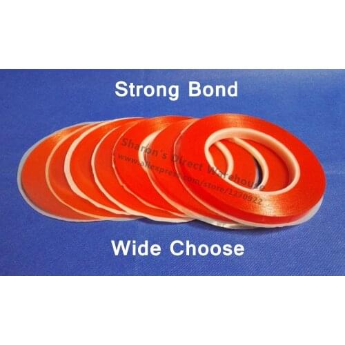 Miaogy (1mm~1.5mm~2mm~5mm) Choose, 25M/Roll, Strong Two Sides Acrylic Glue Tape for Huawei Samsung Cellphone Tablet LCD Display