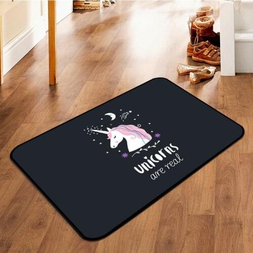 Cute Cartoon Child Room Carpet Unicorn Decoration Bedroom Bedside Crawl Floor Mat Area For And Living Carpets Rug Tapete Room