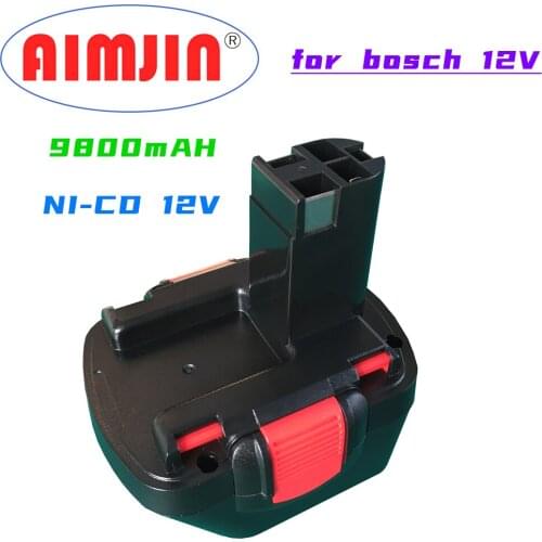 Newest Original for Bosch 12V 9.8Ah PSR Rechargeable Battery GSR 12V AHS GSB GSR VE-2 BAT043 BAT045 BAT046 BAT049 BAT120 BAT139