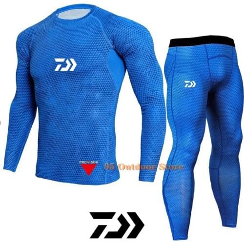 New Daiwa Outdoor Sports Fishing Clothes Sets Breathable Quick Dry Anti Uv Fishing Wear Fishing Pants Summer Fishing Clothing