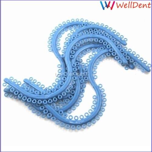 Dental Orthodontic Power Chain Separate Tie S-type Elasitc Power Chain 700pcs/bag Dental Materials Dentist