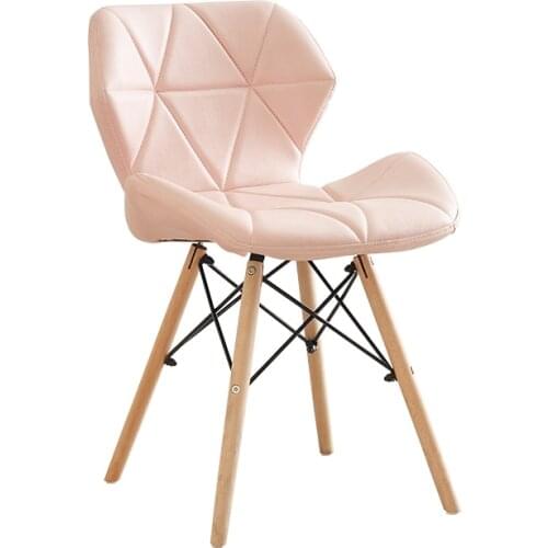 Chair Creative Computer Chair Modern Minimalist Study Home Makeup Stool Back Nordic Ims Dining Chair Soft Bag Seat