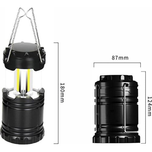Outdoor Light Black ABS Multifunctional Camping Small Tent Lights Home Outdoor Adjustable Strong
