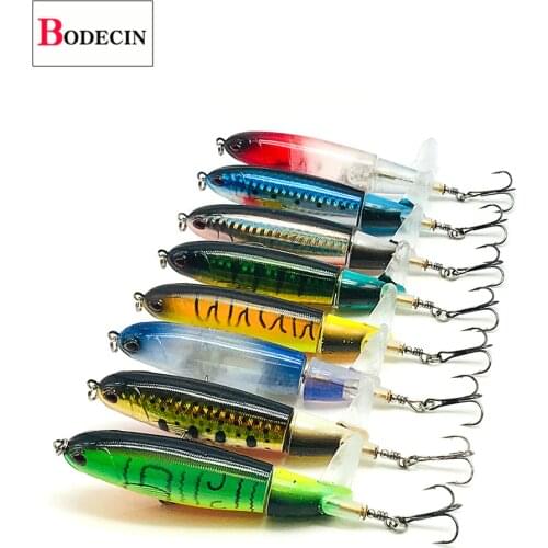 Whopper Popper Jerkbait Artificial/Fake Bait For Fishing Baubles/Crankbaits/Lure Sea Swimbait Hard Plopper Soft Rotating Tail