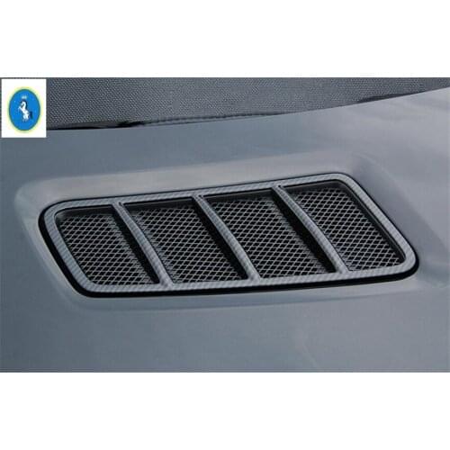 Yimaautotrims Auto Accessory Front Roof Hood Air Conditioning AC Vent Outlet Cover Trim Fit For Mercedes Benz GLS 2015 2016 2017