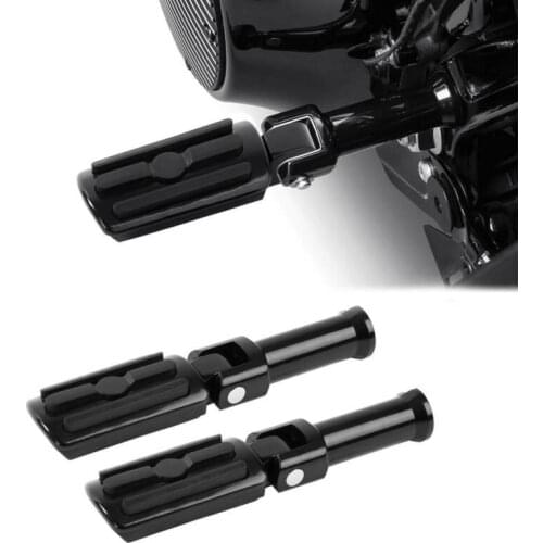 Rear Passenger Footpegs Brackets For Harley Deluxe Softail Slim Heritage Breakout Fat Boy Street Fat Bob Low Rider Sport Glide