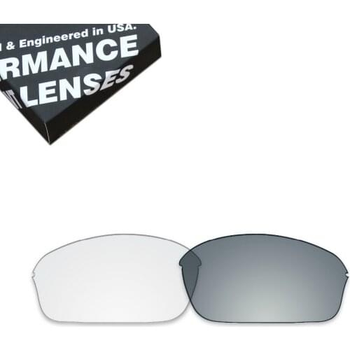 ToughAsNails Replacement Lenses for Oakley Half Wire 2.0 Sunglasses Photochromic Clear Color (Lens Only)