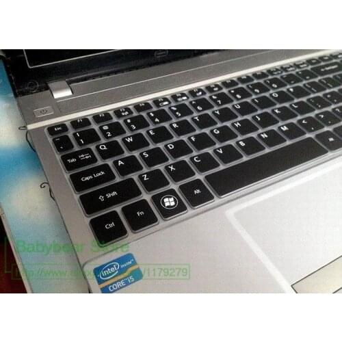15 inch Silicone Keyboard Protector Cover Skin for Acer Aspire V3-572G Timeline 5830T Aspire Ethos 5951G 8951G