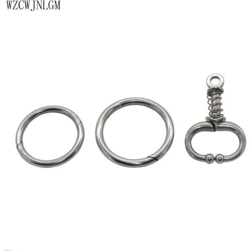 2 pcs Stainless steel Automatic cow Spring Nose Pliers Cattle Baoding Ware Binding Tool Nose Clamp Traction Cattle Ring