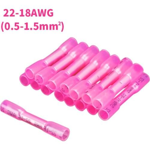 20/30/50Pcs AWG 26-22 0.2-0.5mm2 heat shrinkable wire connector waterproof insulated wire and cable terminal