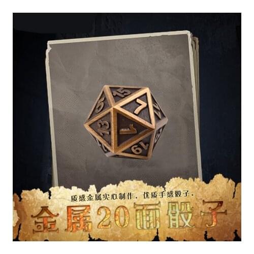 Anime Game Identity V Jack Mercenary Gardener Metal Dice Japanese Cosplay Props 20 sided Dice Toys Halloween Xmas Gifts Cosplay
