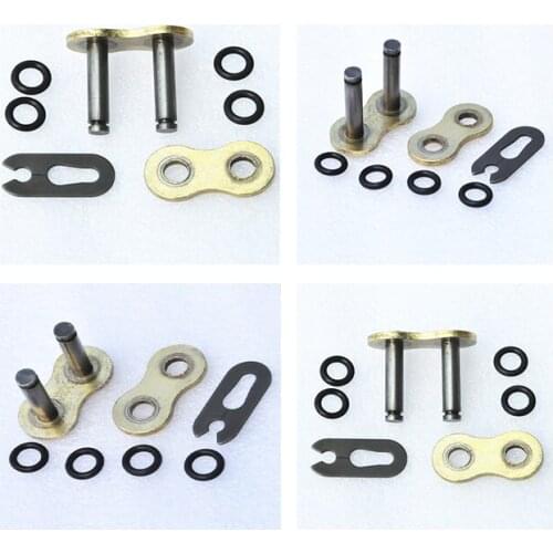 4Pcs Gold 520 O-Ring Chain Master Links For Honda Suzuki Yamaha Kawasaki Motorcycle Dirt Bike ATV Quad Scooter Motocross Vintage