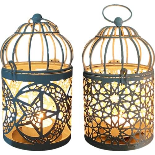 Metal Hanging Candle Holder Candlestick Holder with Top Loop For Home Decoration