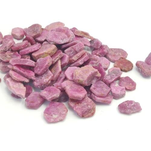 Real Rare Corundum Natural Gems for Making Jewelry Red Ruby Rough Specimen Mnerals Healing Aquarium Gravel Fish Tank Stones