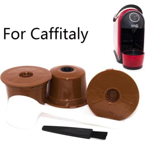 New Upgraded Reusable Coffee Capsule For Caffitaly Capsule Coffee Machin Plastic Coffee Filters Espresso Coffee Dropshipping